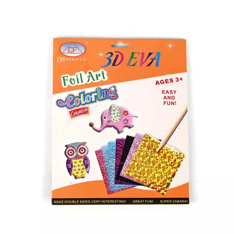 Jouet d'art en feuille EVA 3D