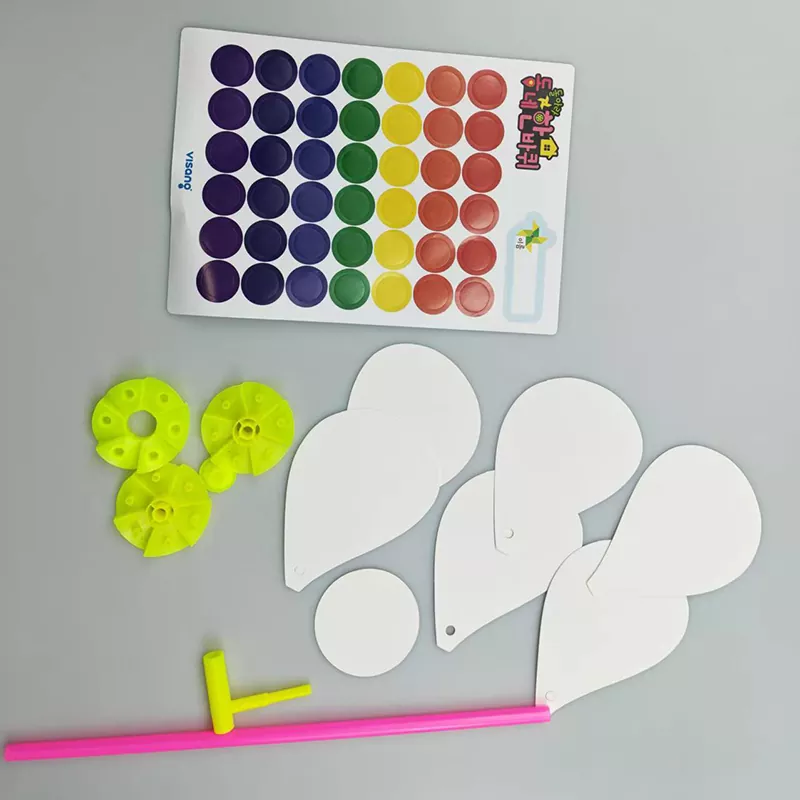 Autocollant en papier couché