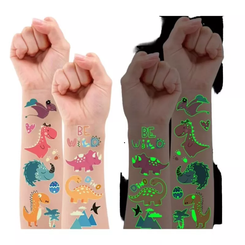 Autocollant de tatouage qui brille dans le noir