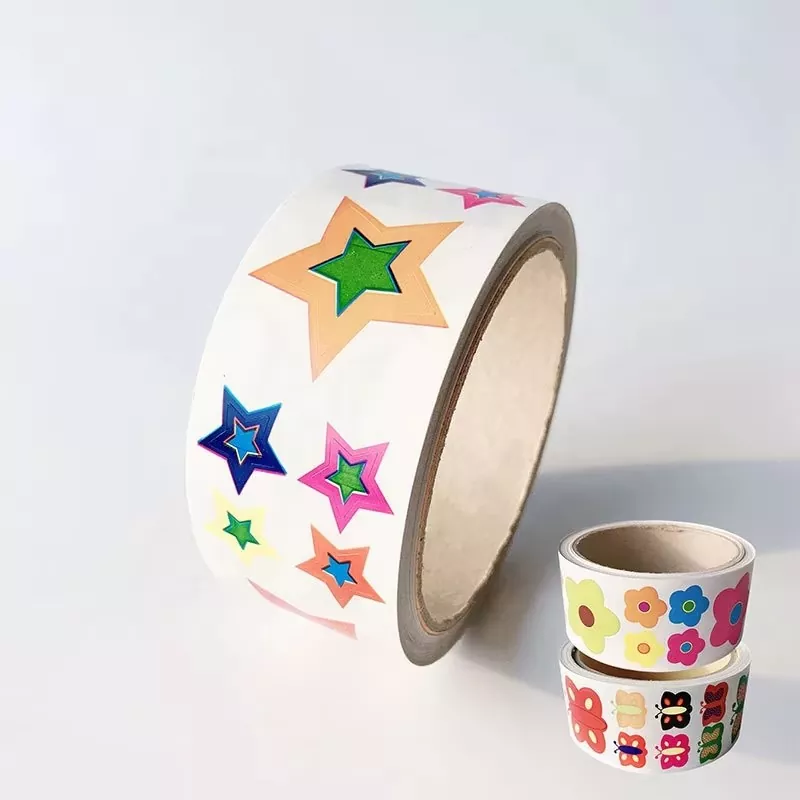 Autocollant de rouleau de papier